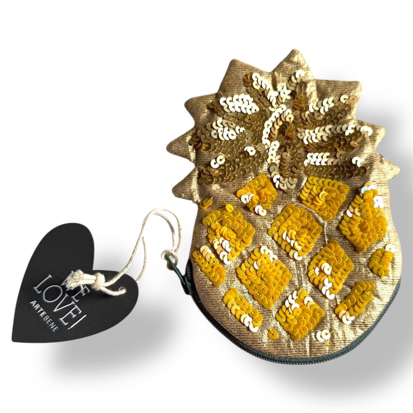 Ananas Münztasche