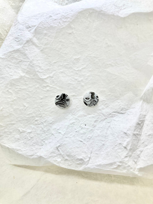 Faces Studs - no.12